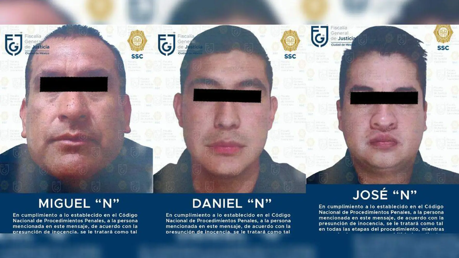 Policías detenidos en la GAM